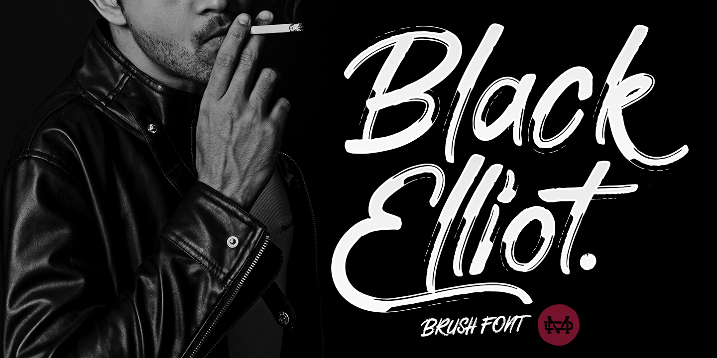 Schriftart Black Elliot